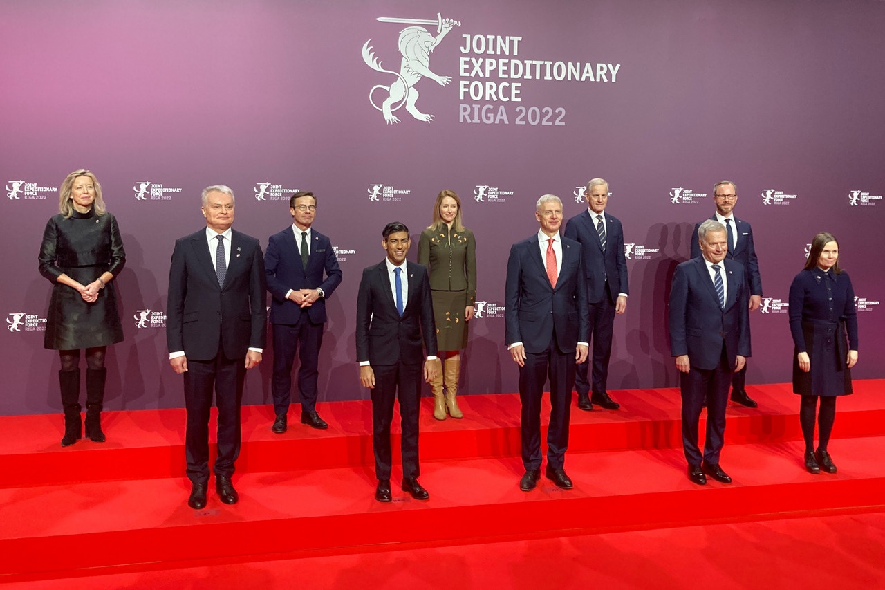Встреча руководителей стран, входящих в Объединённый экспедиционный корпус (JEF) в Риге, 19 декабря 2022 г.