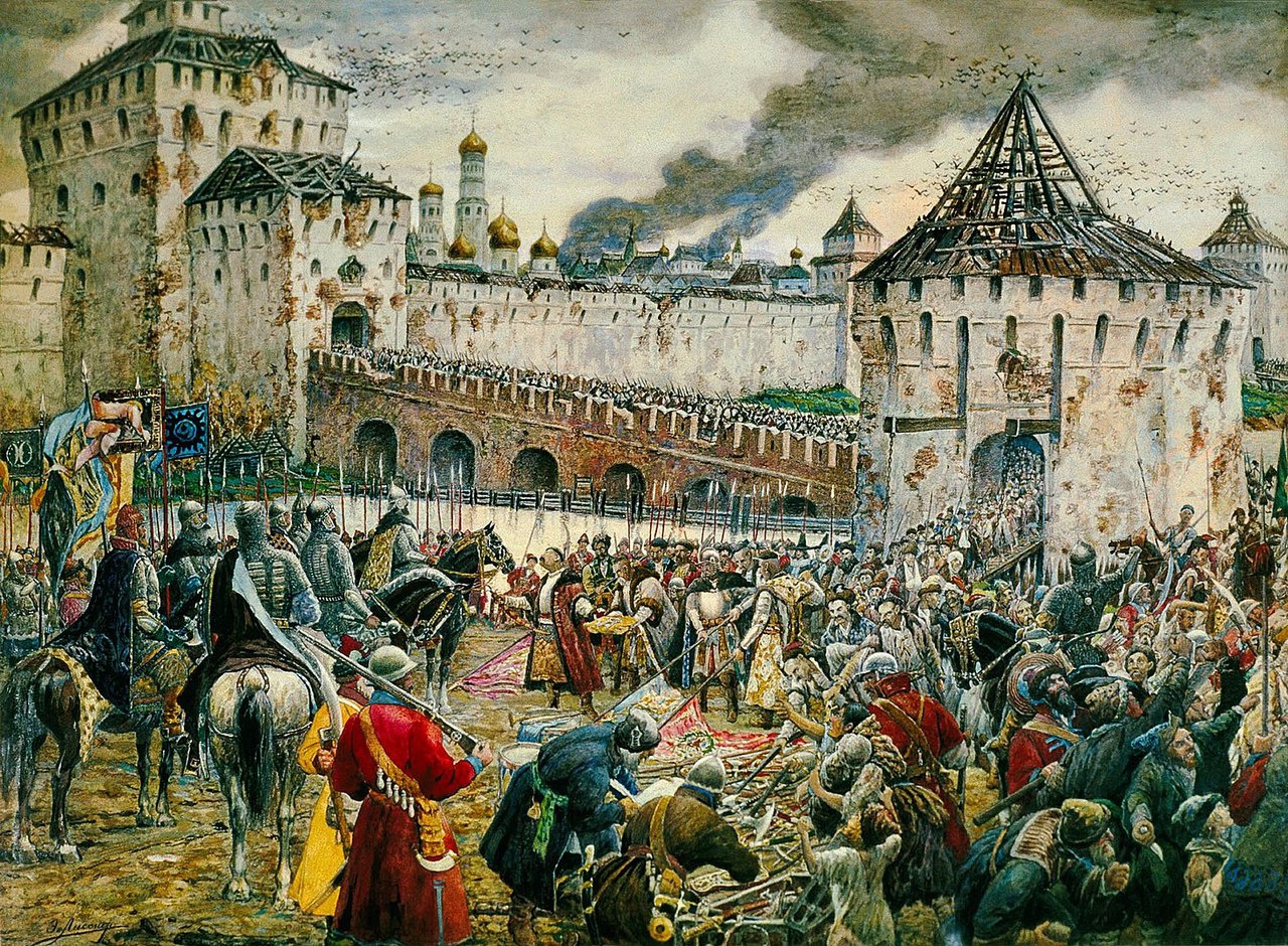 Изгнание польско-литовских интервентов из Кремля (картина Э. Лисснера).