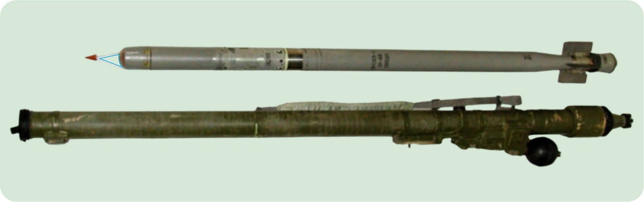 Отечественный ПЗРК «Игла-1». НИПы пристыкованы под пусковыми трубами.