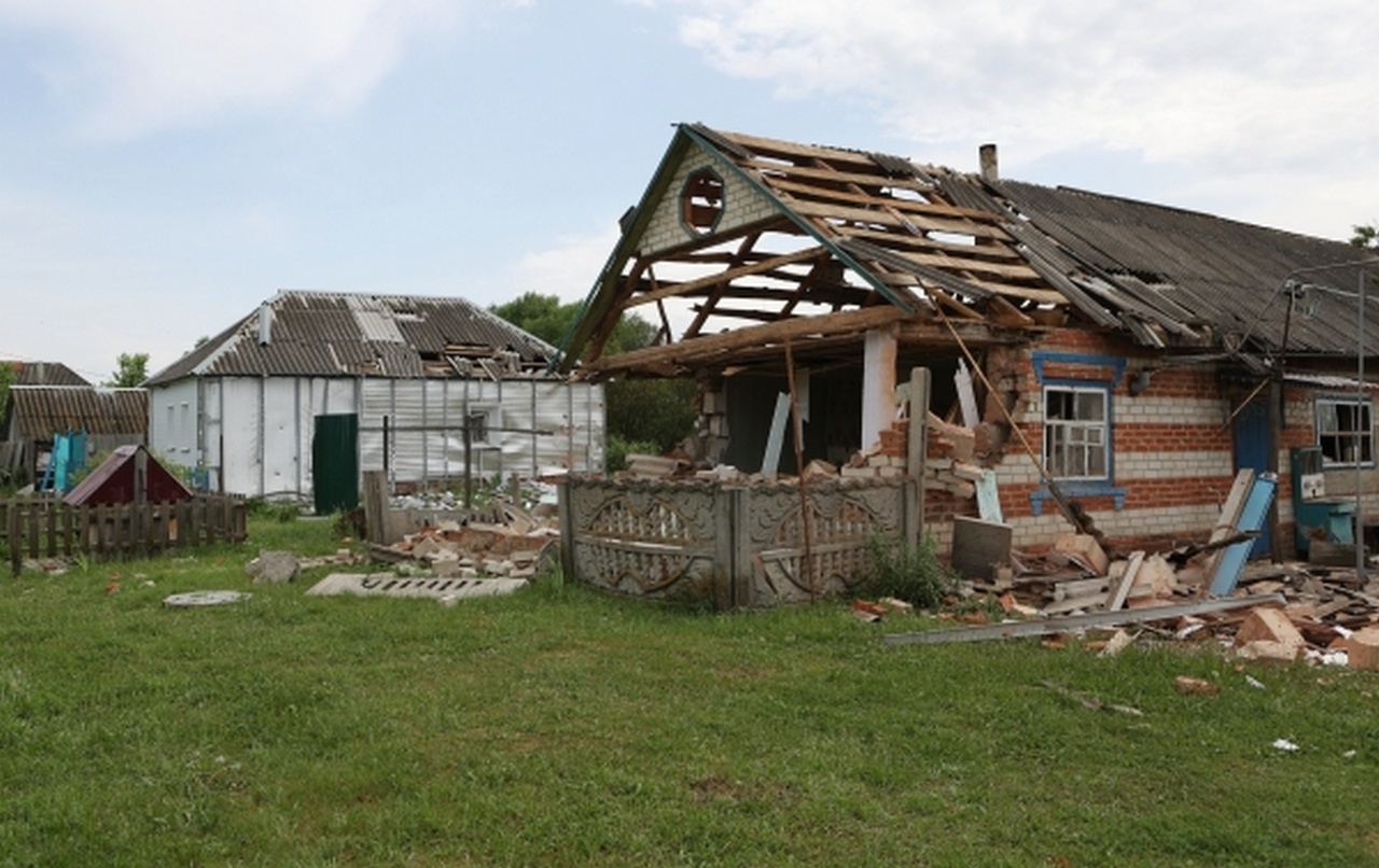 Жилые дома в Белгородской области, разрушенные в результате атаки РДК.