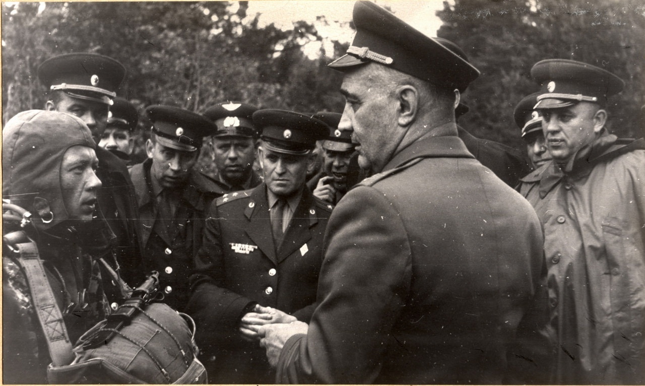 Генерал-полковник Хаджи Мамсуров на учениях в Ленинградском военном округе.