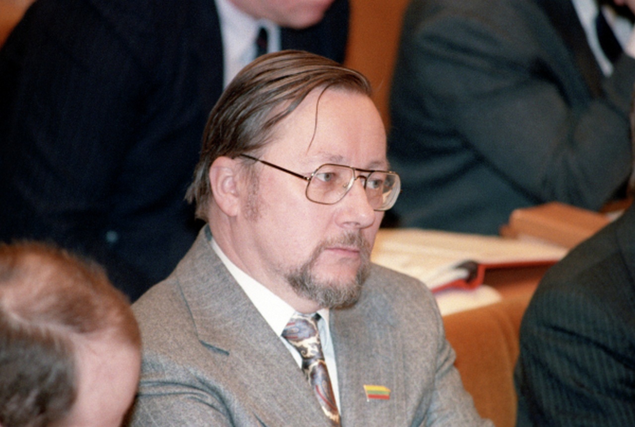 Председатель президиума Верховного Совета Литовской ССР Витаутас Ландсбергис.