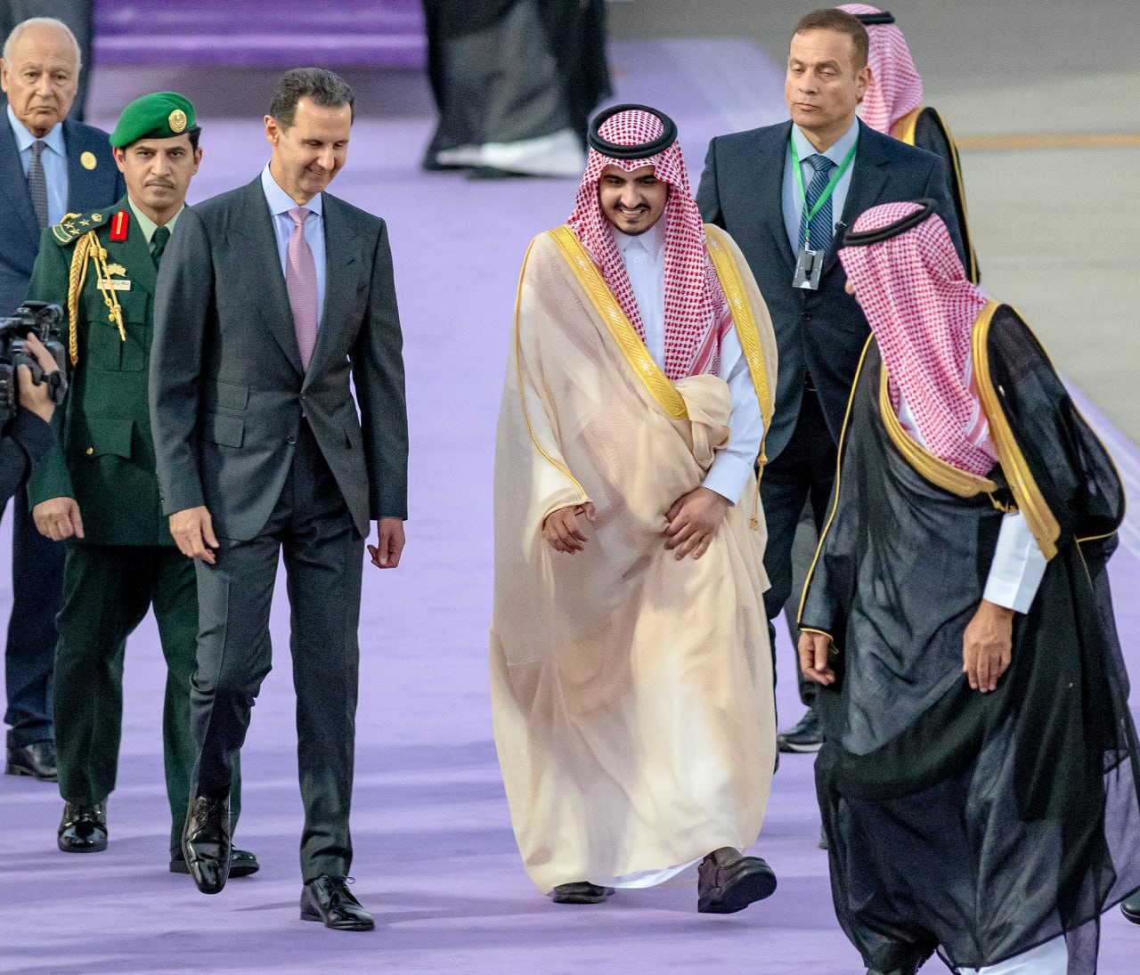 Президент Сирии Башар Асад прибыл на 32-й саммит Лиги арабских государств, 18 мая 2023 г.
