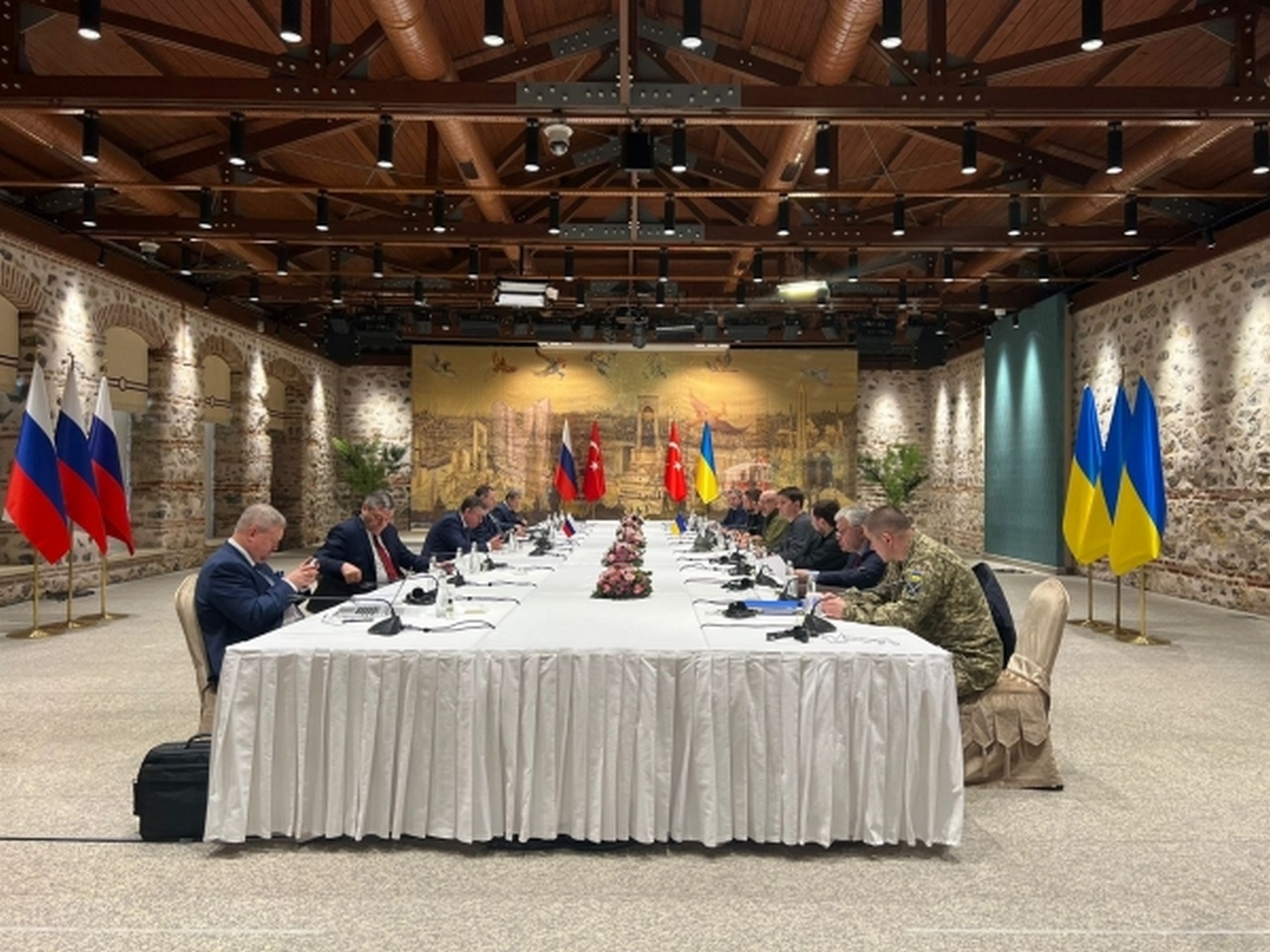 Перед началом российско-украинских переговоров в Стамбуле, 29 марта 2022 г.