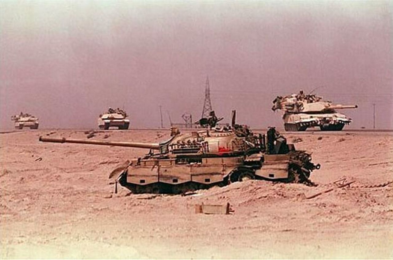 «Абрамсы» в Ираке, 1991 г.