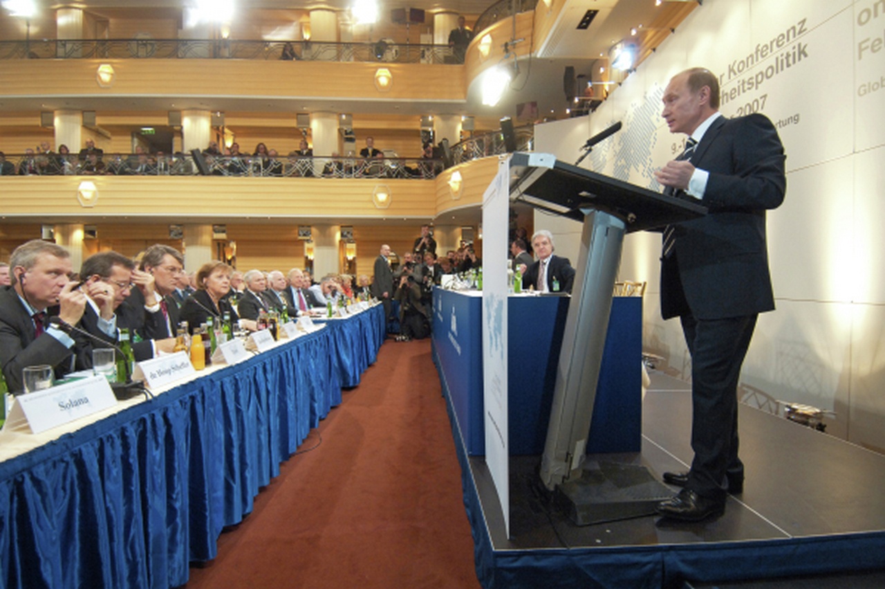 Историческое выступление Владимира Путина на Мюнхенской конференции по вопросам политики безопасности, 11 февраля 2007 г.