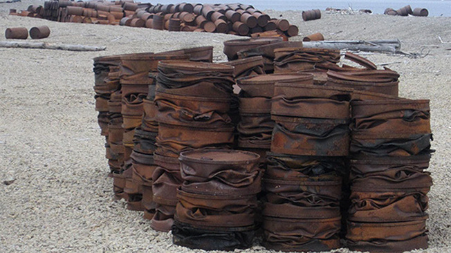Минобороны РФ намерено вывезти в 2018 году  свыше двух тысяч тонн металлолома с полигона на Новой Земле