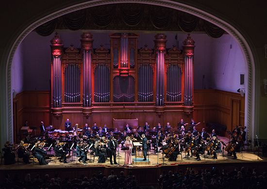 На концерте Центрального военного оркестра состоялась