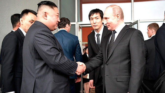 Ким Чен Ын пригласил Путина в КНДР Ким Чен Ын пригласил Путина в КНДР