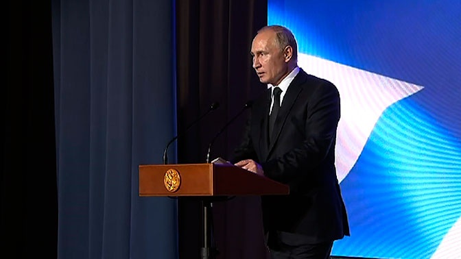 Путин назвал долю современных вооружений в ВМФ