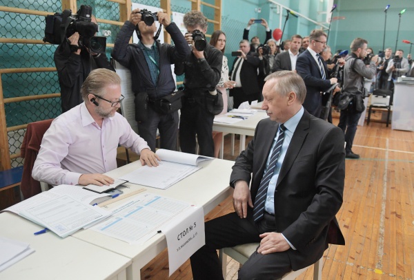 Врио Санкт-Петербурга Беглов лидирует на выборах после обработки 95% протоколов Врио Санкт-Петербурга Беглов лидирует на выборах после обработки 95% протоколов