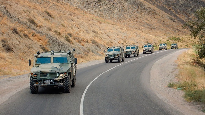 «Центр-2019»: подразделения ВС РФ и Казахстана совершили марш в район выполнения задач «Центр-2019»: подразделения ВС РФ и Казахстана совершили марш в район выполнения задач