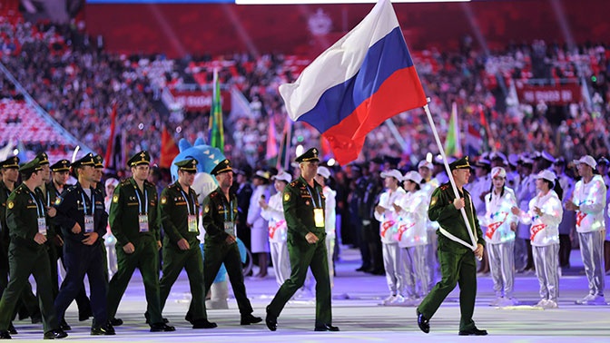 На второй день Всемирных военных игр в Китае россияне завоевали 16 наград