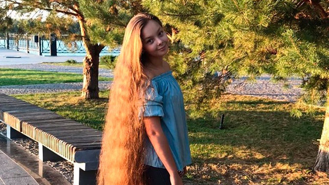 Рапунцель: девочка с самыми длинными волосами попала в Книгу рекордов России