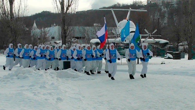 Точка марш. Марш войск Ульяновск.