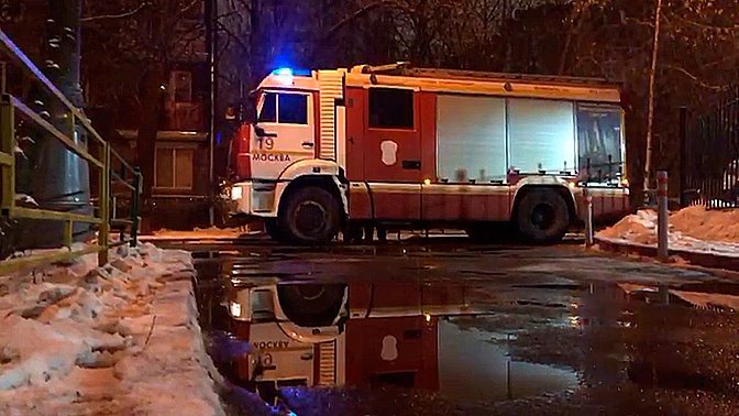 Видео горящей машины