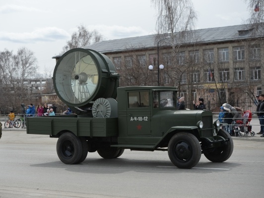 ЗИС-5 с прожекторной установкой. Парад Парад Победы в Верхней Пышме, 2019 год