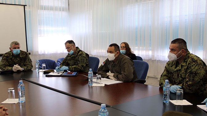 Первое совместное совещание военных РФ и Сербии состоялось на аэродроме Батайница Первое совместное совещание военных РФ и Сербии состоялось на аэродроме Батайница