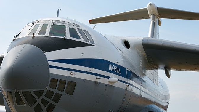Первый Ил-76 ВКС РФ прибыл в Сербию