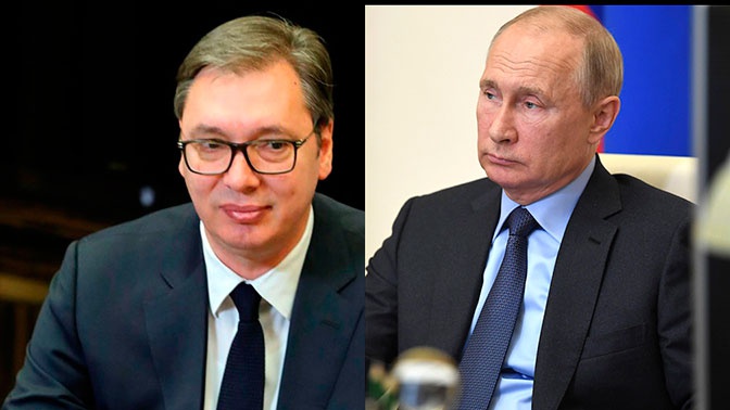 Вучич поблагодарил Путина за помощь в борьбе с коронавирусом Вучич поблагодарил Путина за помощь в борьбе с коронавирусом