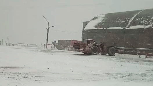 На Чукотке выпал июньский снег: видео