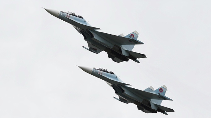 Истребители Су-30 ВВС Армении вышли на дежурство по защите границ Истребители Су-30 ВВС Армении вышли на дежурство по защите границ