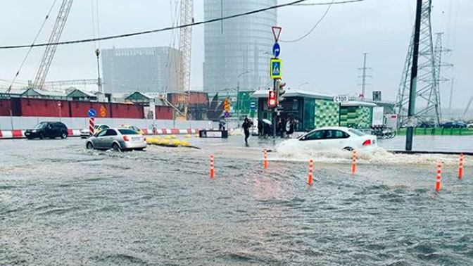 Москва затоплена