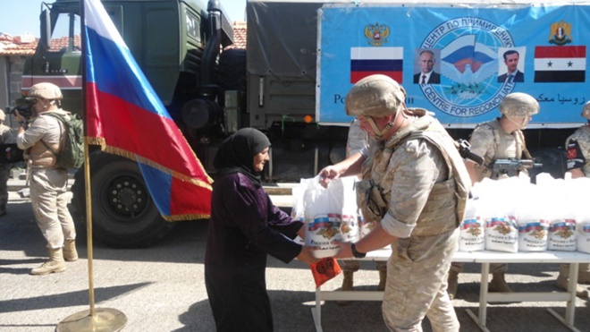 Российские военнослужащие проведут в Сирии акцию «Гуманитарный экспресс» Российские военнослужащие проведут в Сирии акцию «Гуманитарный экспресс»