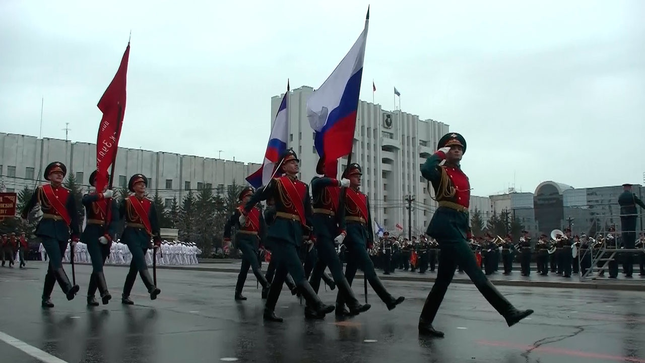 Фото парада в хабаровске