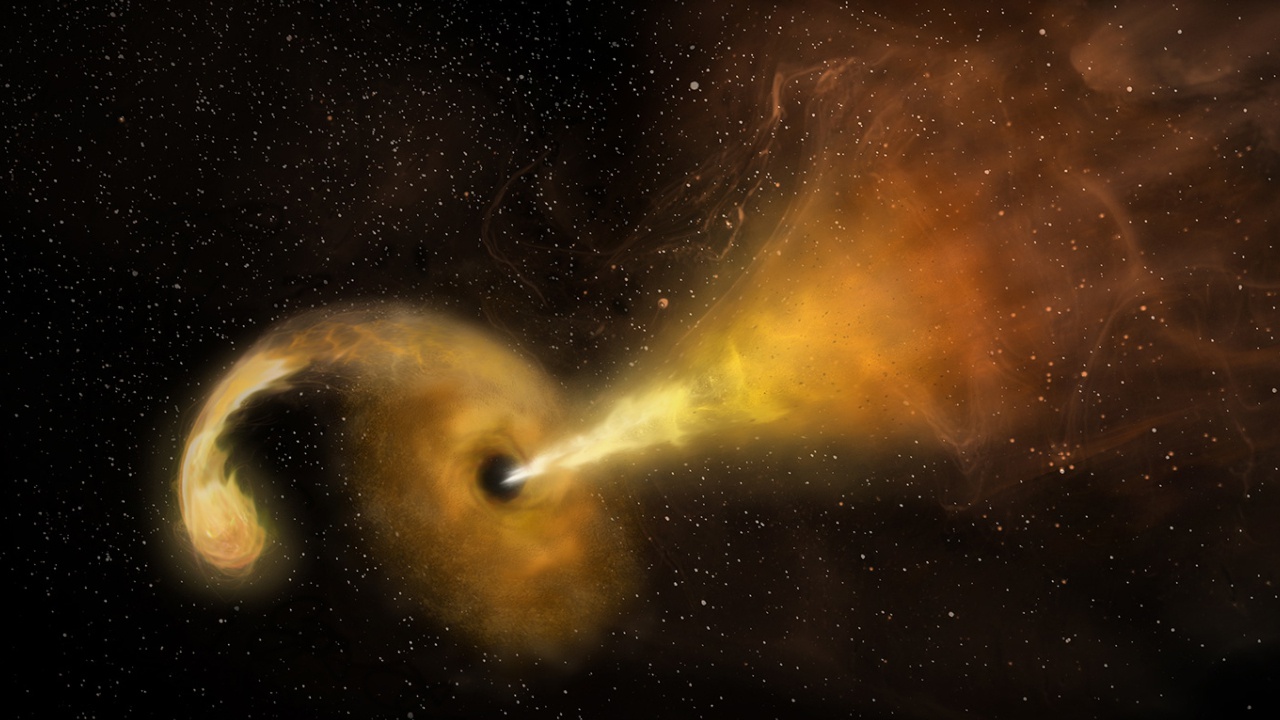 Сбылось предсказание Эйнштейна: астрономы впервые увидели свет из-за черной дыры