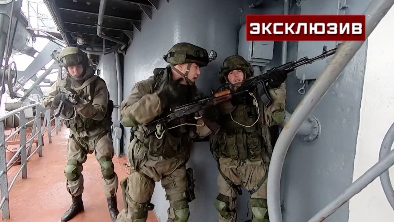 Военные и пограничники взяли штурмом судно-«нарушитель» в Арктике: кадры учений - Vimarsana News