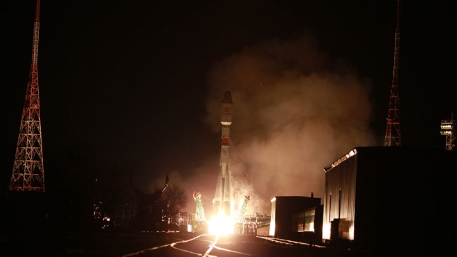 Ракета-носитель «Союз-2.1б» со спутниками OneWeb стартовала с Байконура Ракета-носитель «Союз-2.1б» со спутниками OneWeb стартовала с Байконура