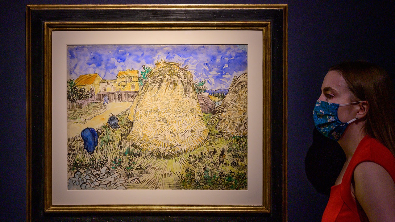 Картину Ван Гога «Стога пшеницы» продали на аукционе за $36 млн