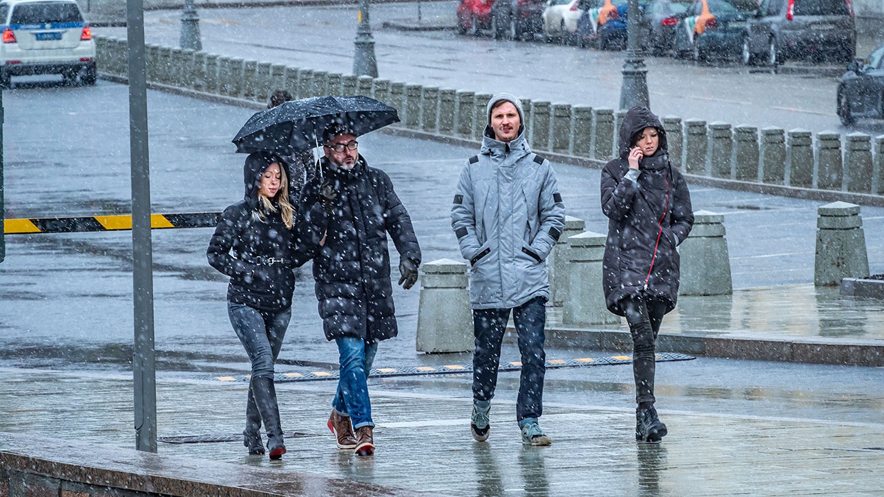 Желтый уровень опасности объявили в Москве в первый день зимы