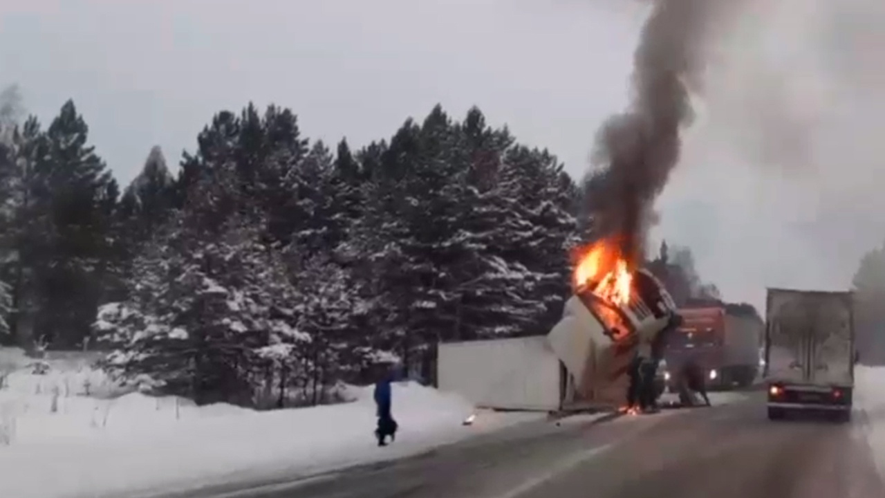 Большегруз 40 рус попал в дтп