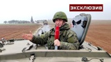 В центре российско-турецкого патруля: кадры из бронеавтомобиля «Тайфун-К» в Сирии