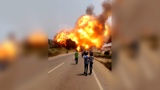 В Гане произошел мощный взрыв грузовика со взрывчаткой
