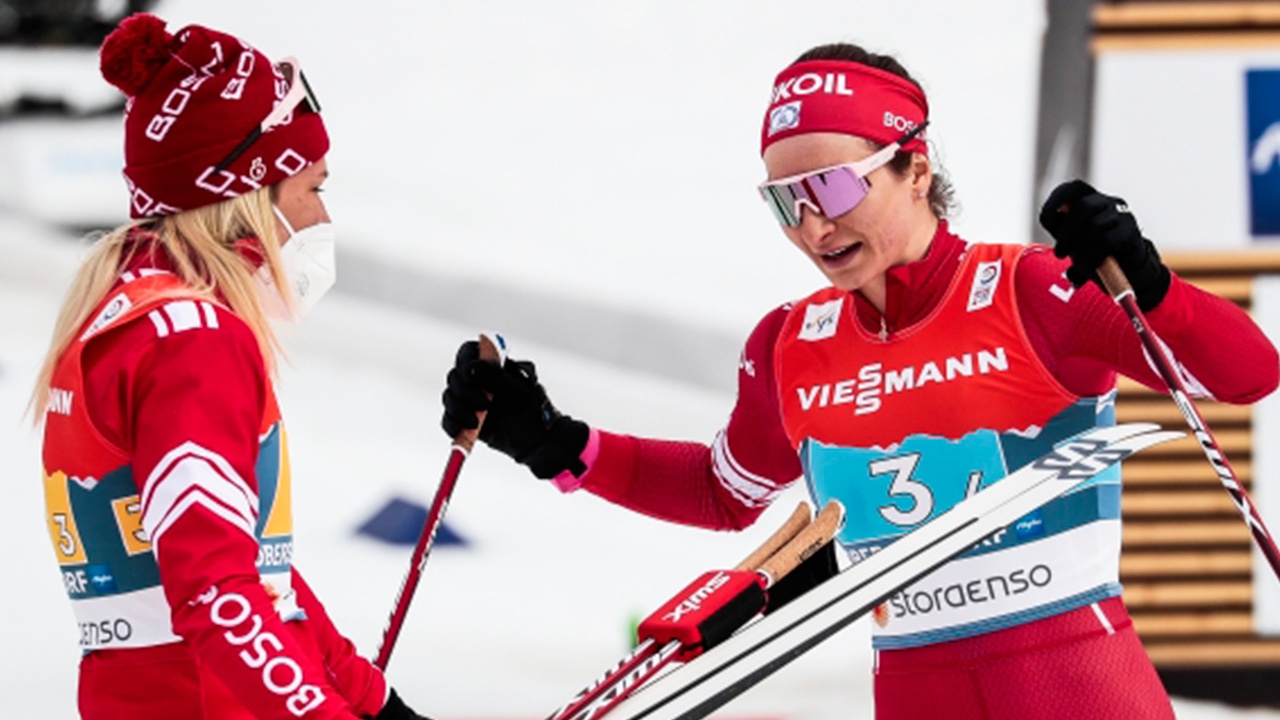 Матыцин назвал символичной победу российских лыжниц в эстафете на Олимпиаде