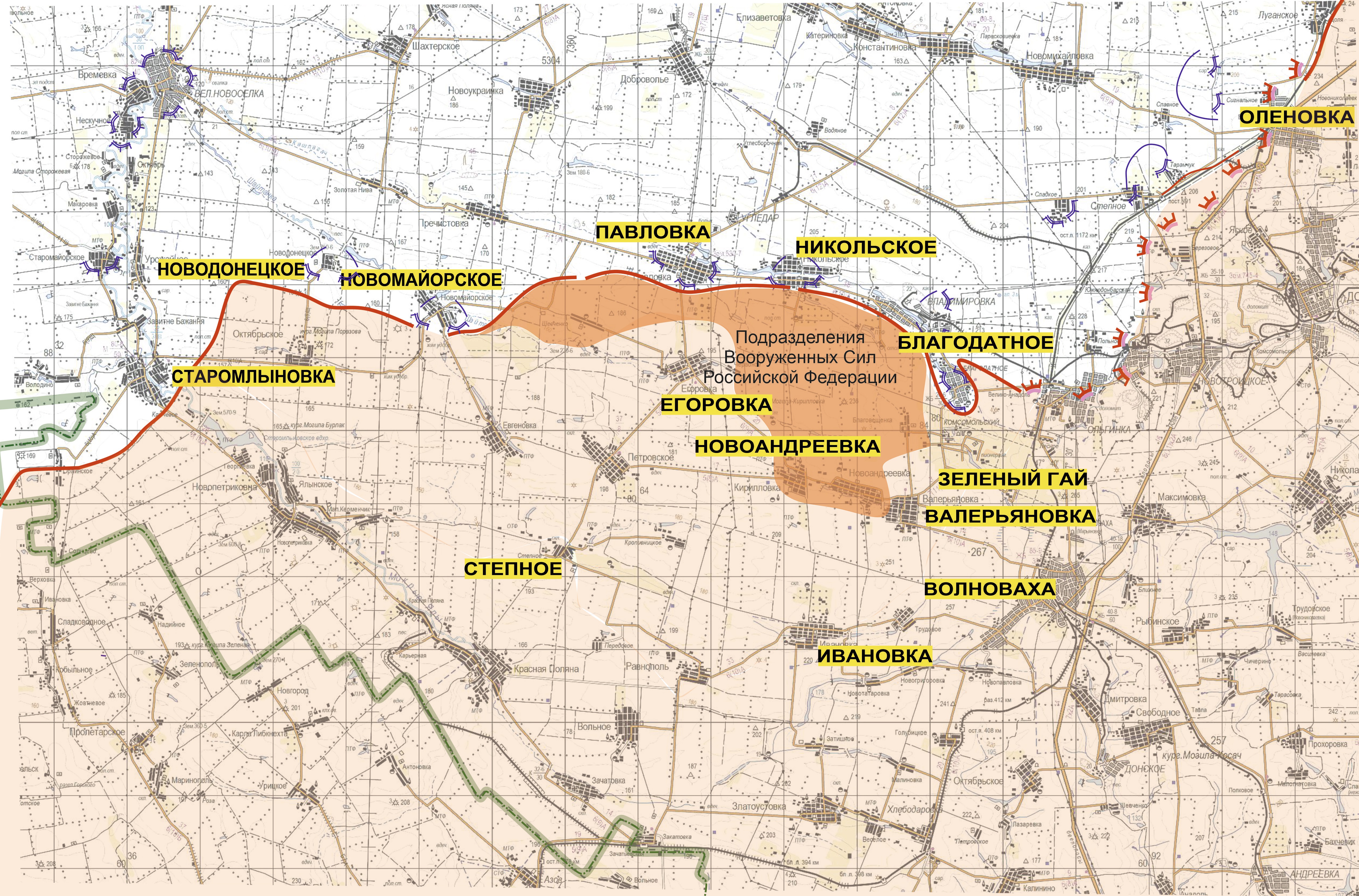 Карта продвижения вс рф на украине на сегодня