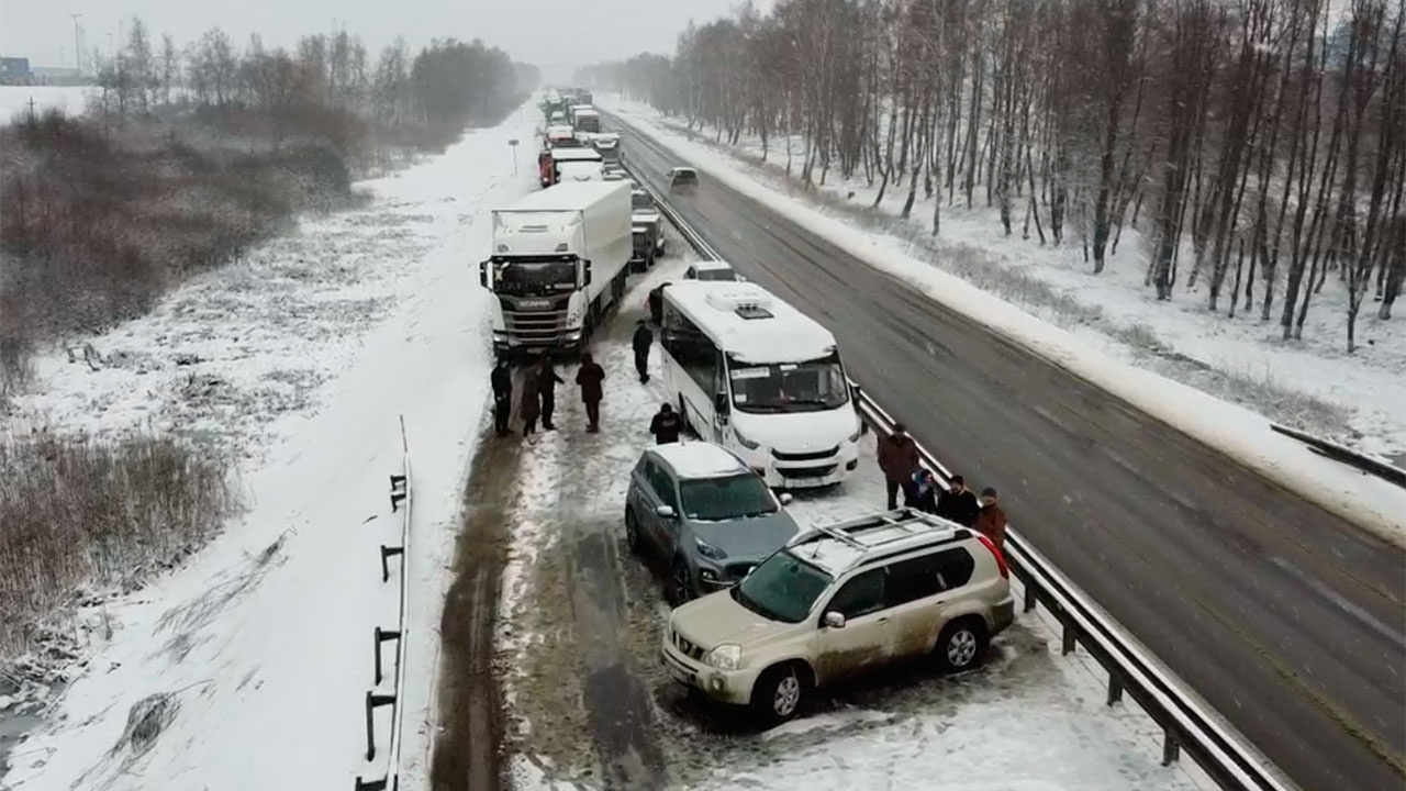 Видео аварии м11 8 января