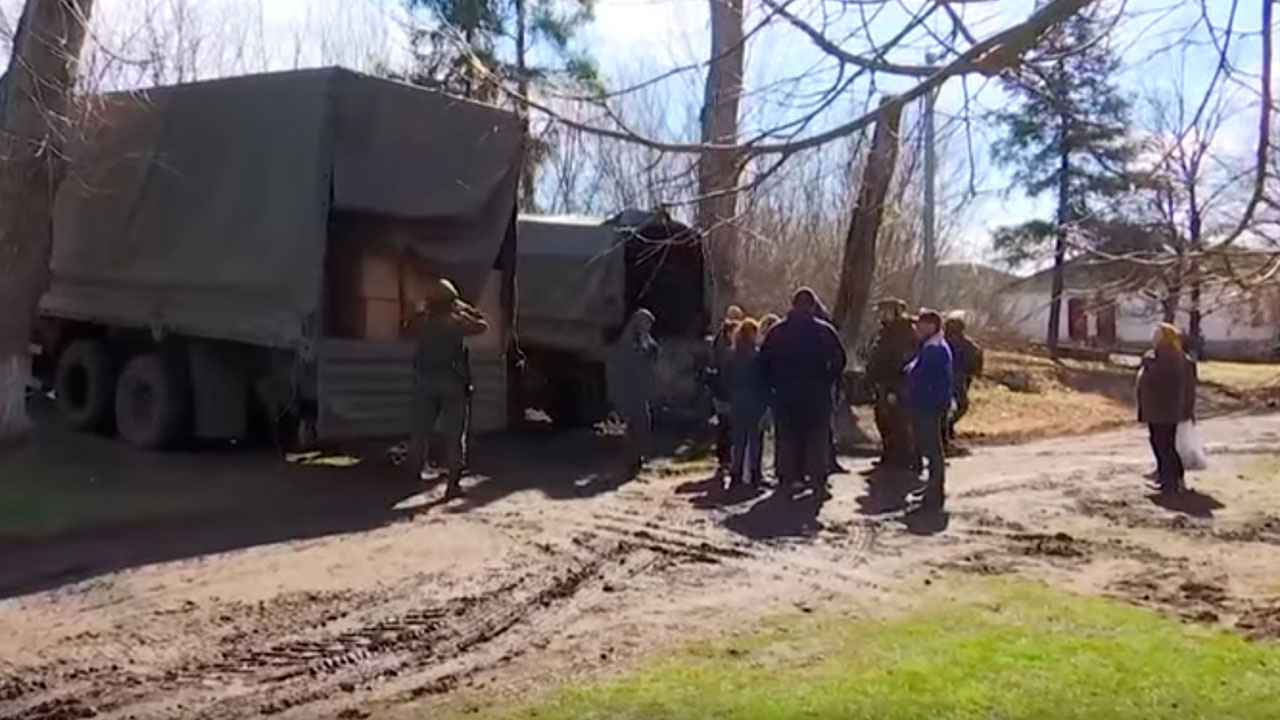 МО: РФ доставила на Украину уже более 11,6 тысячи тонн гуманитарных грузов