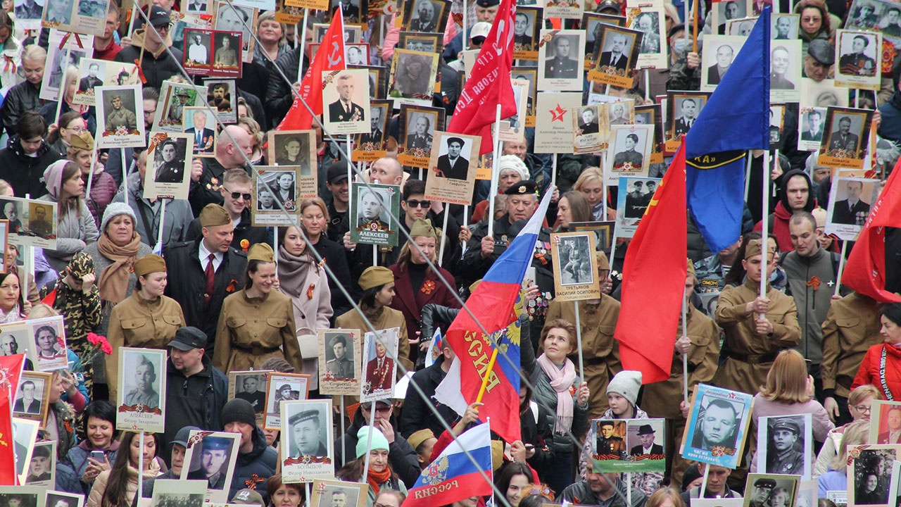 В МВД РФ заявили об участии более миллиона человек в акции «Бессмертный полк» в Москве