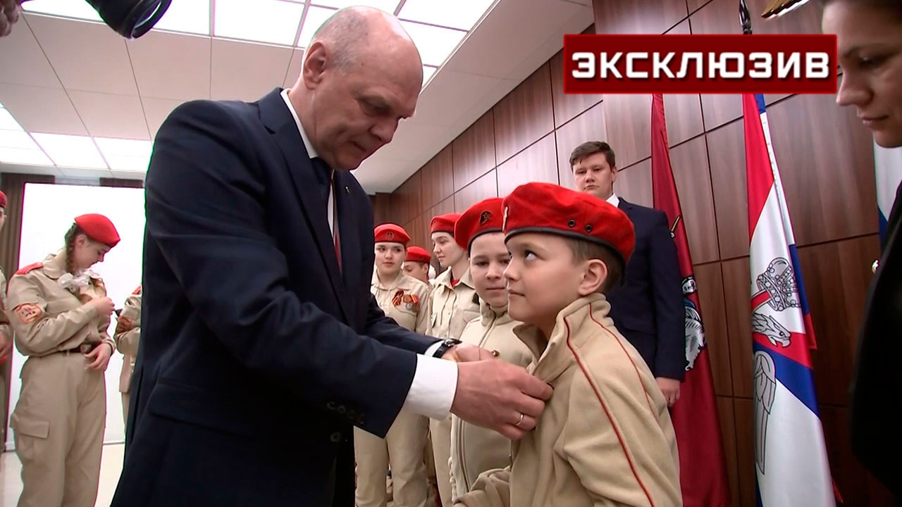 Мальчик Леша из Белгородской области вступил в ряды «Юнармии»