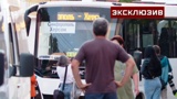 Восстанавливая связи: кадры прибытия первого автобуса из Херсона в Симферополь