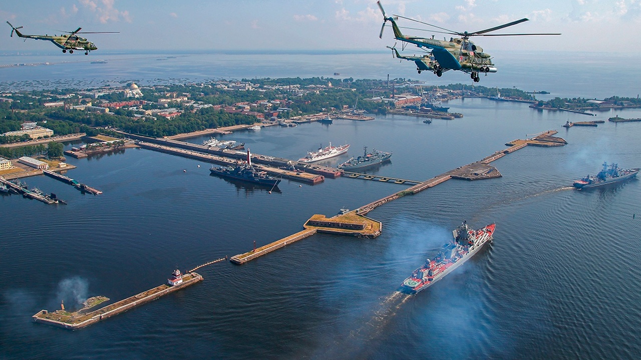 Опубликована схема прохождения кораблей и пролета авиации на День ВМФ в Петербурге и Кронштадте