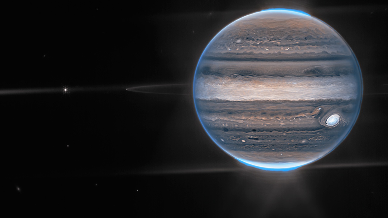 Непогода на Юпитере: NASA опубликовало снимки природных явлений с телескопа Уэбба