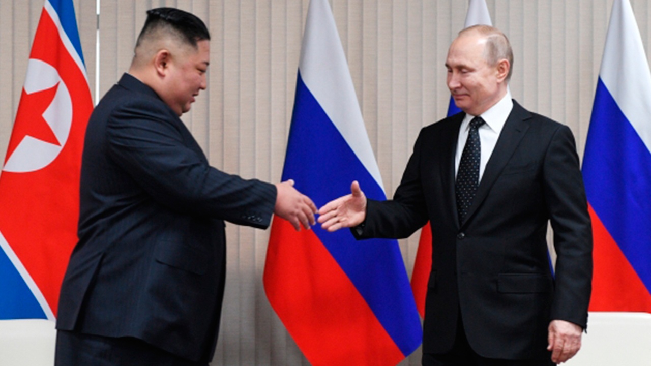 Путин поздравил Ким Чен Ына с Днем основания КНДР