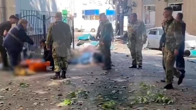 В ДНР заявили о 13 погибших мирных гражданах от удара ВСУ по Куйбышевскому району Донецка