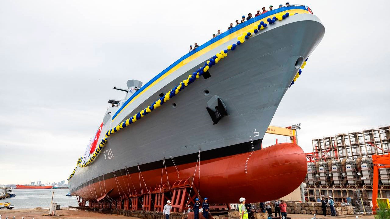 В Турции спустили на воду корвет «Гетман Иван Мазепа» для ВМС Украины