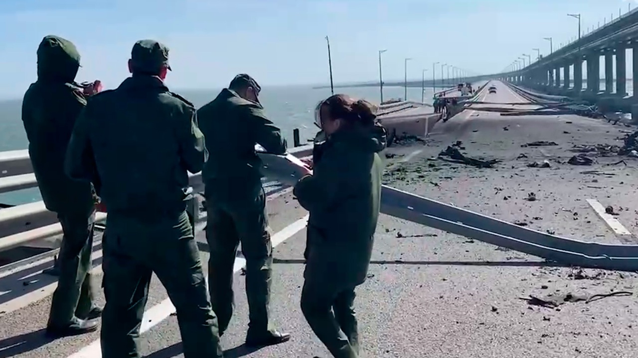 подрыв крымского моста